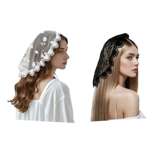 Lightweight lace mantilla - lightweight,
