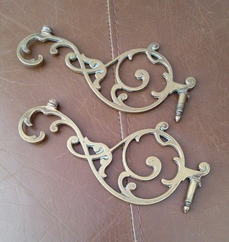 Vintage brass swing arm piano - brass,