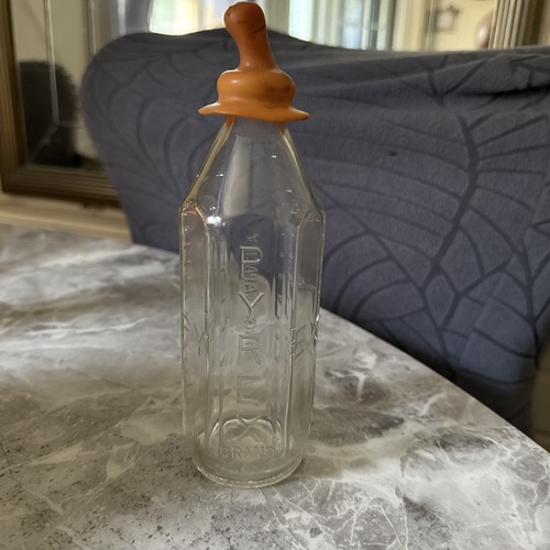 Pyrex glass babies bottle - pyrex,