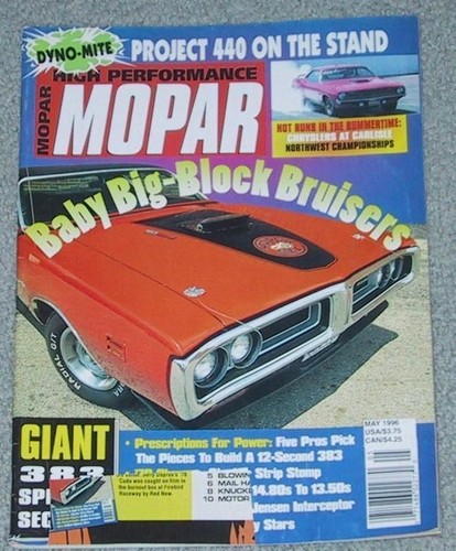 High performance mopar 1996 - mopar,