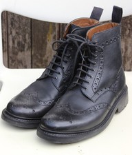 GRENSON Fred Black Leather