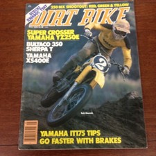 DIRT BIKE  MAY 1978 YZ 250