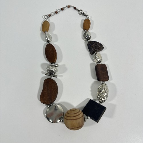 Vintage chunky wooden beads - chunky, &