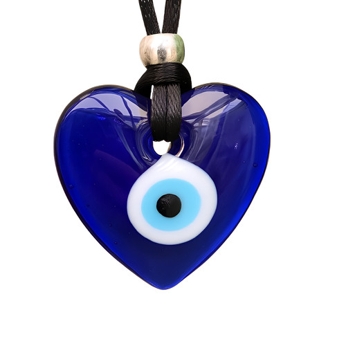 Evil eye heart - heart, pendant
