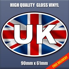 UK sticker Oval Union Jack