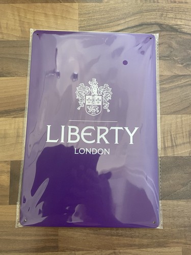 Liberty metal sign new in - a4,