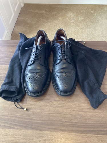 Church grafton black leather - black,