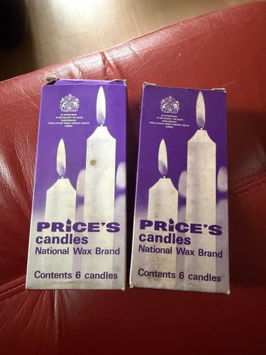 Vintage price white wax - price's,