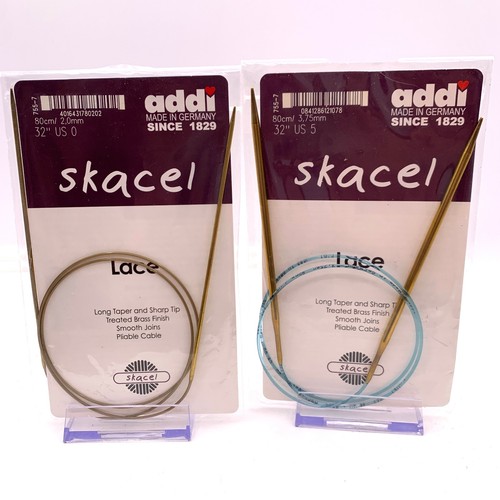 Addi lace fixed - lace, circular