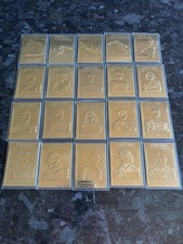 20 Star Trek Gold Cards Good Condition Please See Photos For  Details