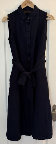 Fat face navy - linen, blend