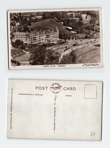Vintage postcard grand hotel - vintage,