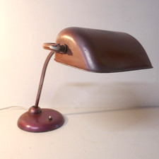 RARE PINK 1930s German Bauhaus Kaiser Idell 6851 Desk Lamp by Christian Dell