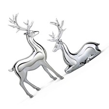 1 Pair Of Deer Figurines Home