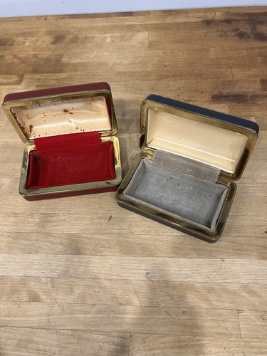 Vintage leather stud boxes - stud,