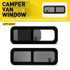 For Crafter 07-18/Sprinter 06-20 L + R Side Sliding Privacy Window & Fitting Kit