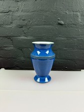 Denby Imperial Blue Vase 7.5" High