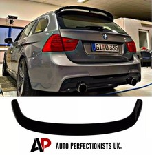 BMW 3 Series E91 Touring Estate Gloss Black Rear Roof Spoiler Lip Wing Body Kit