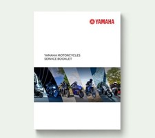 Yamaha R1 R6 R125 Motorcycle Service Book blank