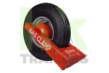 SAS Security Wheel Clamp to fit 8", 10", 12", suits many unbraked trailers
