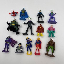 DC Comics Mini Action Figures Bundle Superman Joker Flash Marvel Combi P&P #Z