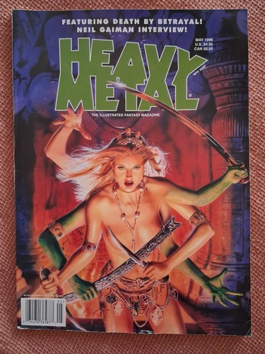 Heavy metal magazine may - magazine, 1998