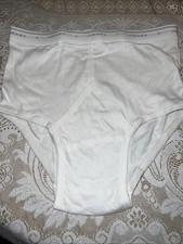 Mens White Cotton Jockey