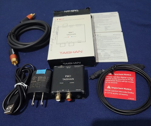 Fiio taishan - taishan, (d03k)
