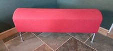Vintage IKEA ‘PASTILL’ Extra Long Red Wool Ottoman,Pommel Form,  120cm, Ex Con.