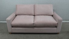 Willow & Hall Somerton Pink Fabric 3 Seater Sofa Bed Pocket Sprung Mattress