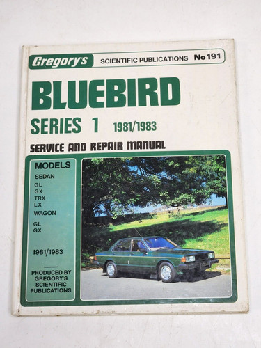 Nissan bluebird series 1981 - bluebird,