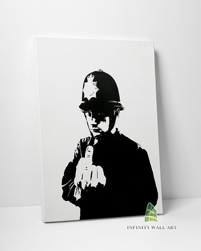 Banksy rude copper graffiti - rude,