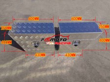 60×40×25cm Pair Aluminium Undertray Under Tray Underbody Ute Tool Box Storage