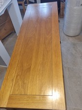 solid oak sideboard antique wood effect