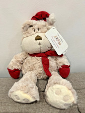Mamas & Papas Once Upon A Christmas Winter Crumble Plush Teddy Bear New with Tag