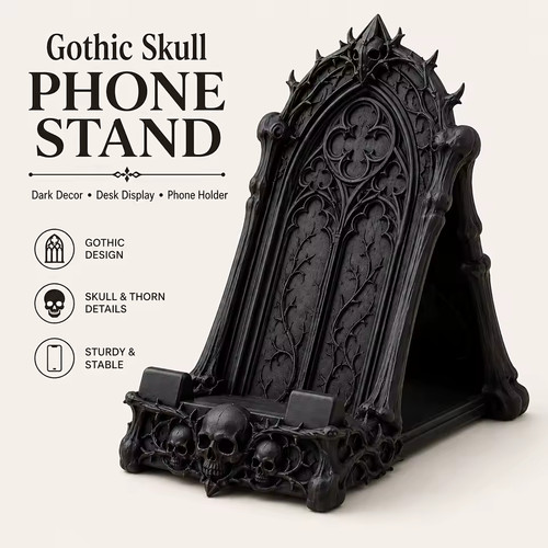 Smartphone gothic phone - smartphone, stand