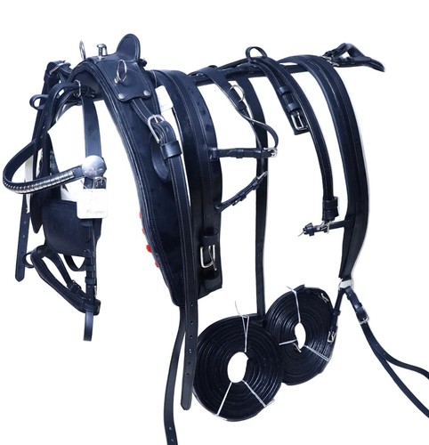 Leather driving harness - leather,