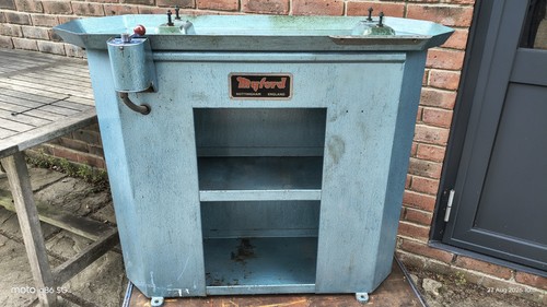 Myford lathe cabinet with deep