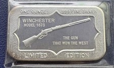 VTG 1oz Silver Bar 999 FS