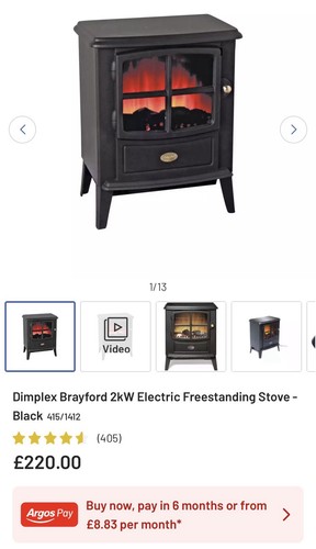 Dimplex brayford 2kw - brayford,