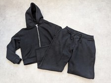 Arne Tracksuit Mens XL Hoodie Black Top Trousers Bottoms Joggers L Set Gym Sport