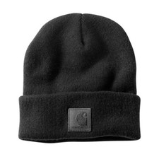 CARHARTT Black Beanie. A18