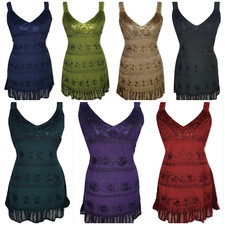 Boho Top Blouse Ladies Rayon