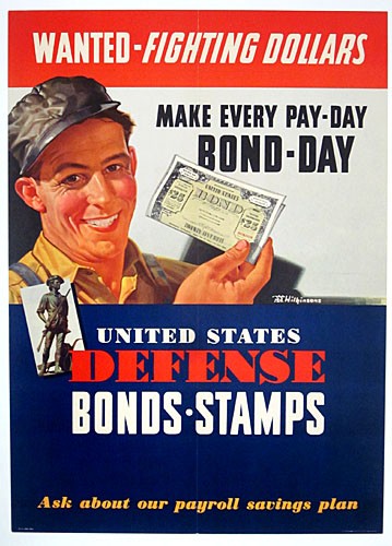 Original wwii war bond - original,