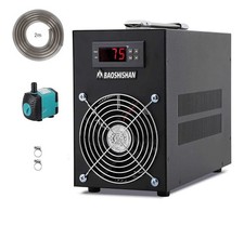BAOSHISHAN Aquarium Chiller Water Cooler 60L Chiller Fish Tank. No water pump.