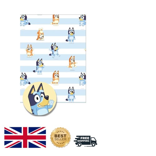Official bluey wrapping - bluey,