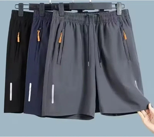 Mens casual stretch shorts zip - casual,