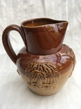 Doulton type two-tone brown