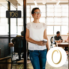 1pc Copper Door Number House