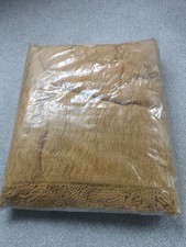 Vintage but New In Packet  candlewick Single Bedspread In Mustard Gold Colour 